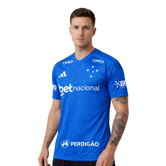 Cruzeiro Home Fan Jersey 2026/27 All Sponsors Go Jersey