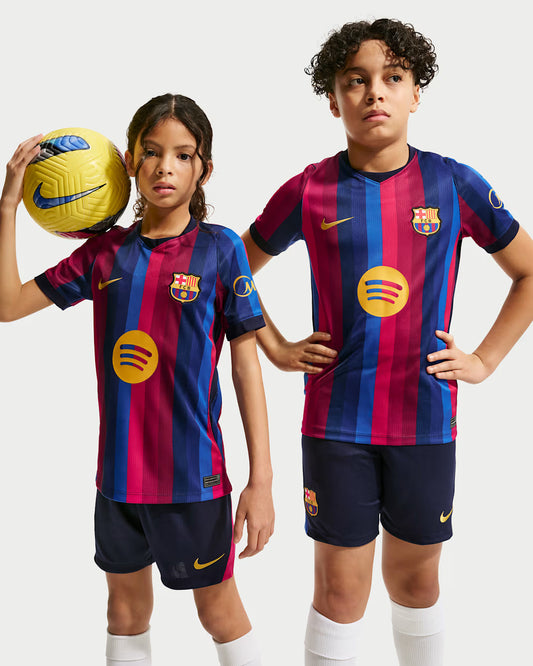 Barcelona 26/27 Home Kids Kit Jersey Go Jersey