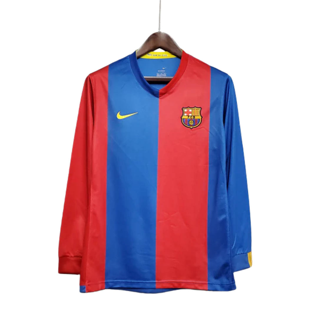 Jersey Longsleeve Barcelona 06/07 Grená Go Jersey