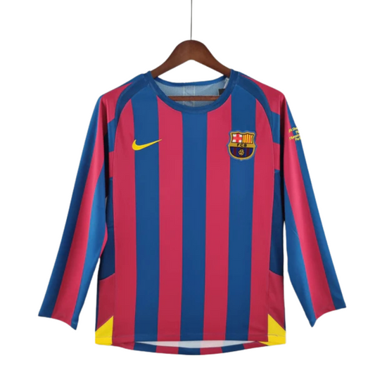 Jersey Longsleeve Barcelona 05/06 Grená Go Jersey