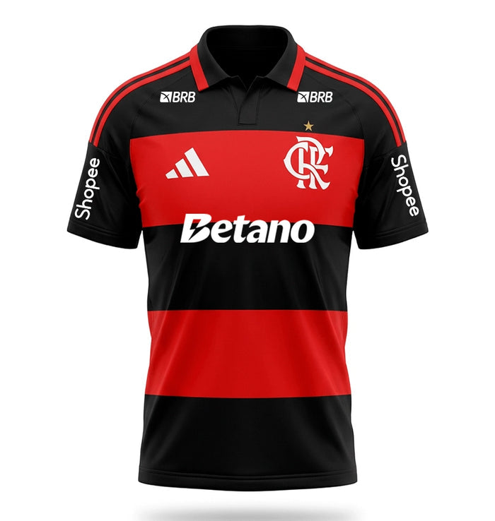 Flamengo Home Fan Jersey 2026/27 All Sponsors Go Jersey