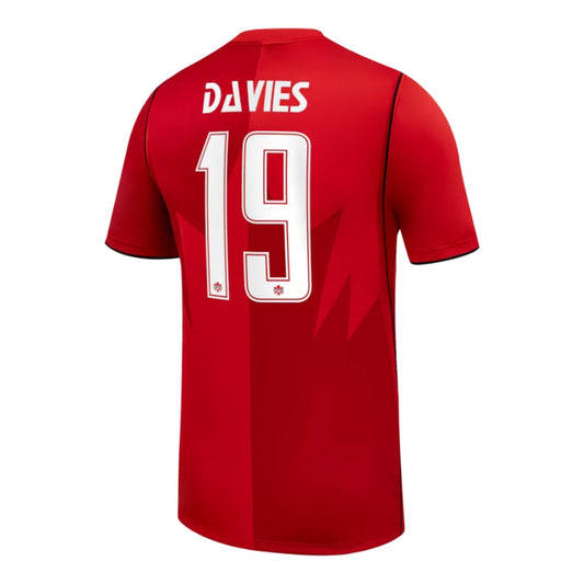 Canada Home Davies 19 Fan Jersey Shirt 2026 World Cup Go Jersey