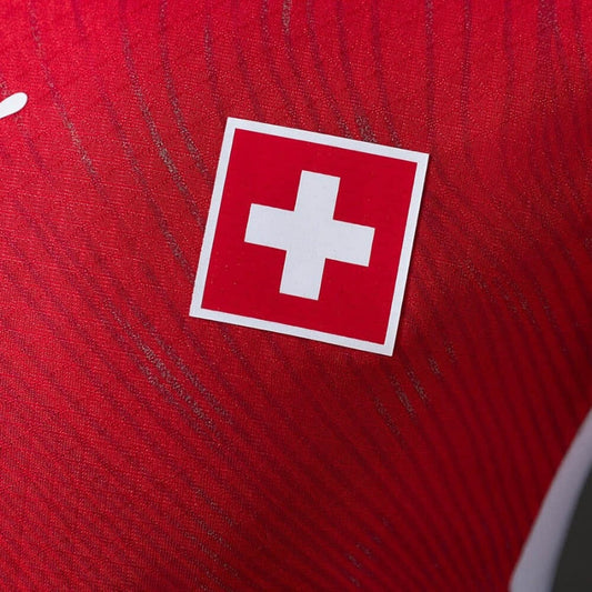 Switzerland Home Player Version World Cup 2026 GoJersey