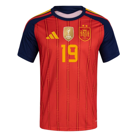 Spain Home Lamine Yamal 19 Fan Jersey Shirt 2026 World Cup Go Jersey