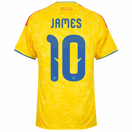 Colombia James 10 Home 2026 Player World Cup Go Jersey