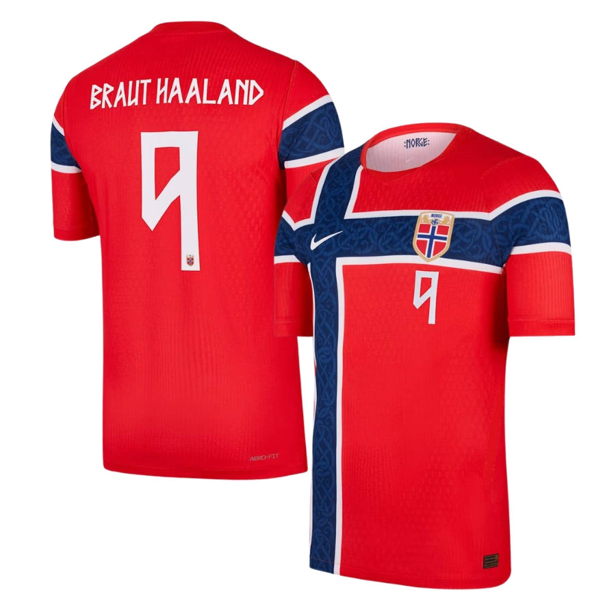 Norway Home Braut Haaland 9 Fan Jersey 2026-2027 World Cup Go Jersey