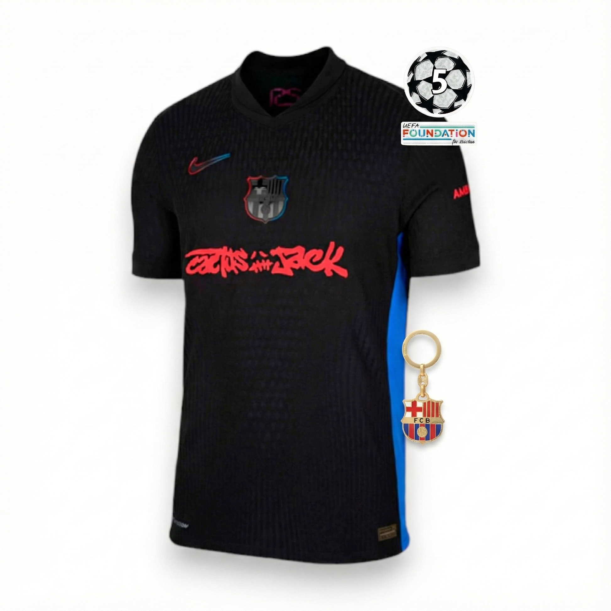 Barcelona Player Jersey Away X Travis Scott Go Jersey