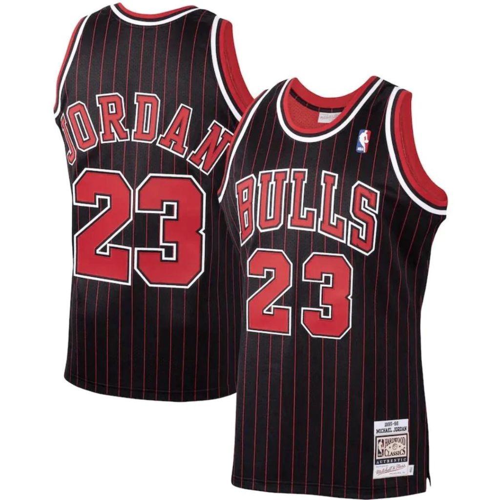 Regata Chicago Bulls – Mitchell & Ness NBA- Striped Go Jersey