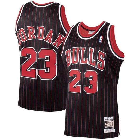 Regata Chicago Bulls – Mitchell & Ness NBA- Striped Go Jersey