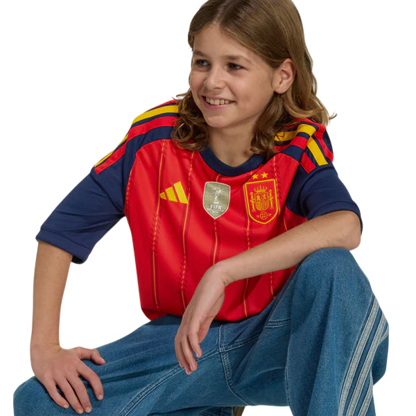Kids Jersey Spain 2026/27 I Home Fan - World Cup Champions Edition Go Jersey