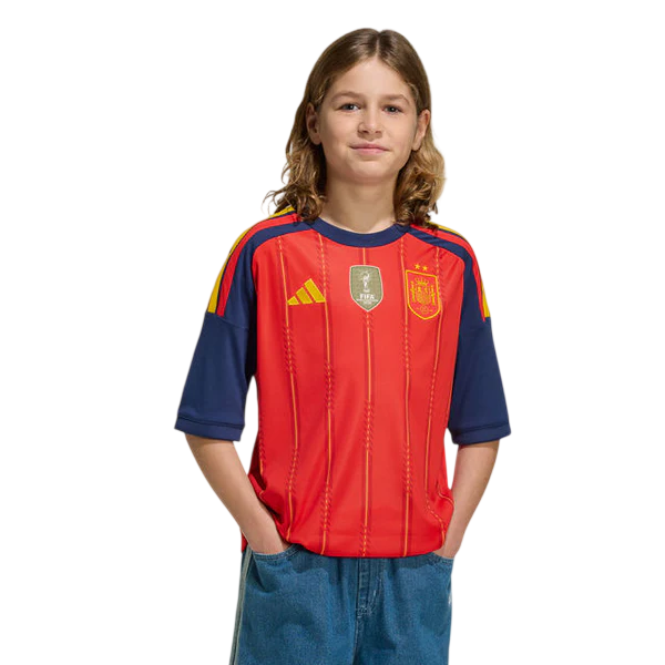 Kids Jersey Spain 2026/27 I Home Fan - World Cup Champions Edition Go Jersey