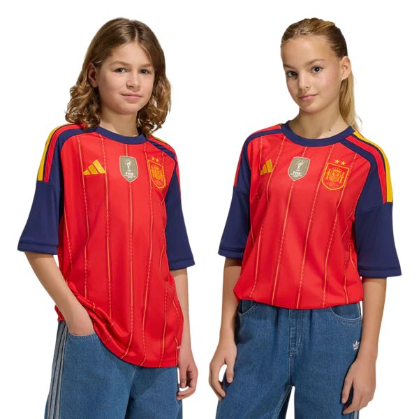 Kids Jersey Spain 2026/27 I Home Fan - World Cup Champions Edition Go Jersey