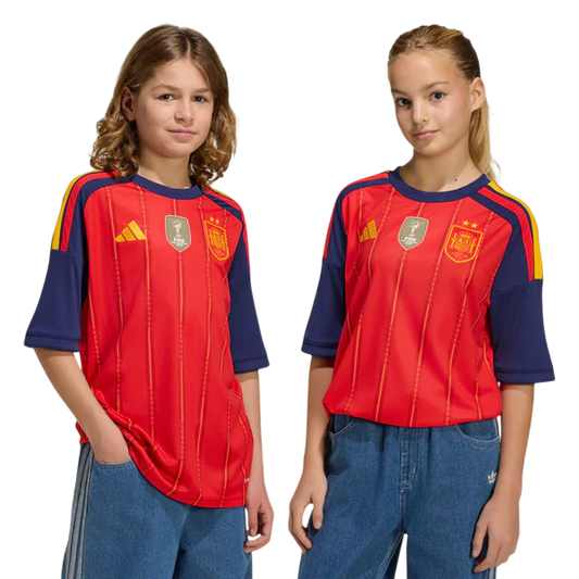 Kids Jersey Spain 2026/27 I Home Fan - World Cup Champions Edition Go Jersey