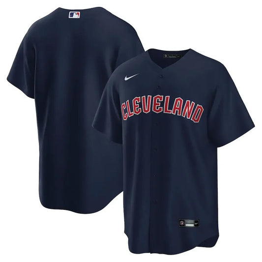 MLB Cleveland Guardians Navy Go Jersey