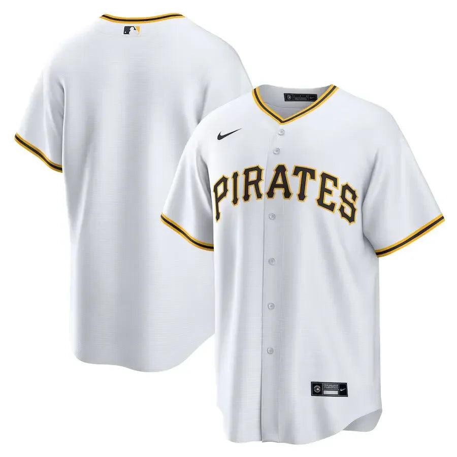 MLB Pittsburgh Pirates White I Go Jersey