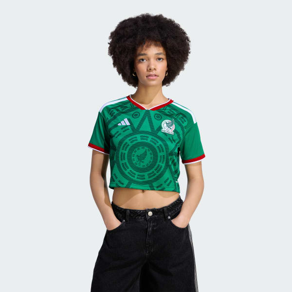 Mexico Home Cropped Jersey Women’s Home World Cup 2026 Go Jersey