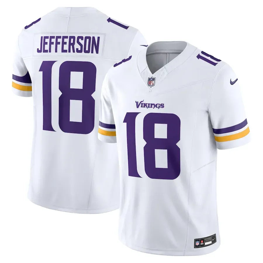 NFL Minnesota Vikings Away Justin Jefferson 18 Limited Go Jersey