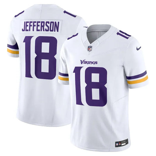 NFL Minnesota Vikings Away Justin Jefferson 18 Limited Go Jersey
