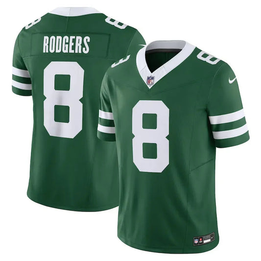 NFL New York Jets Green Aaron Rodgers 8 Legacy Go Jersey