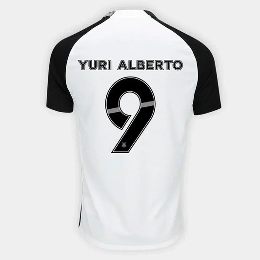 Jersey Corinthians 2025/26 Fan "Yuri Alberto 9" I Go Jersey