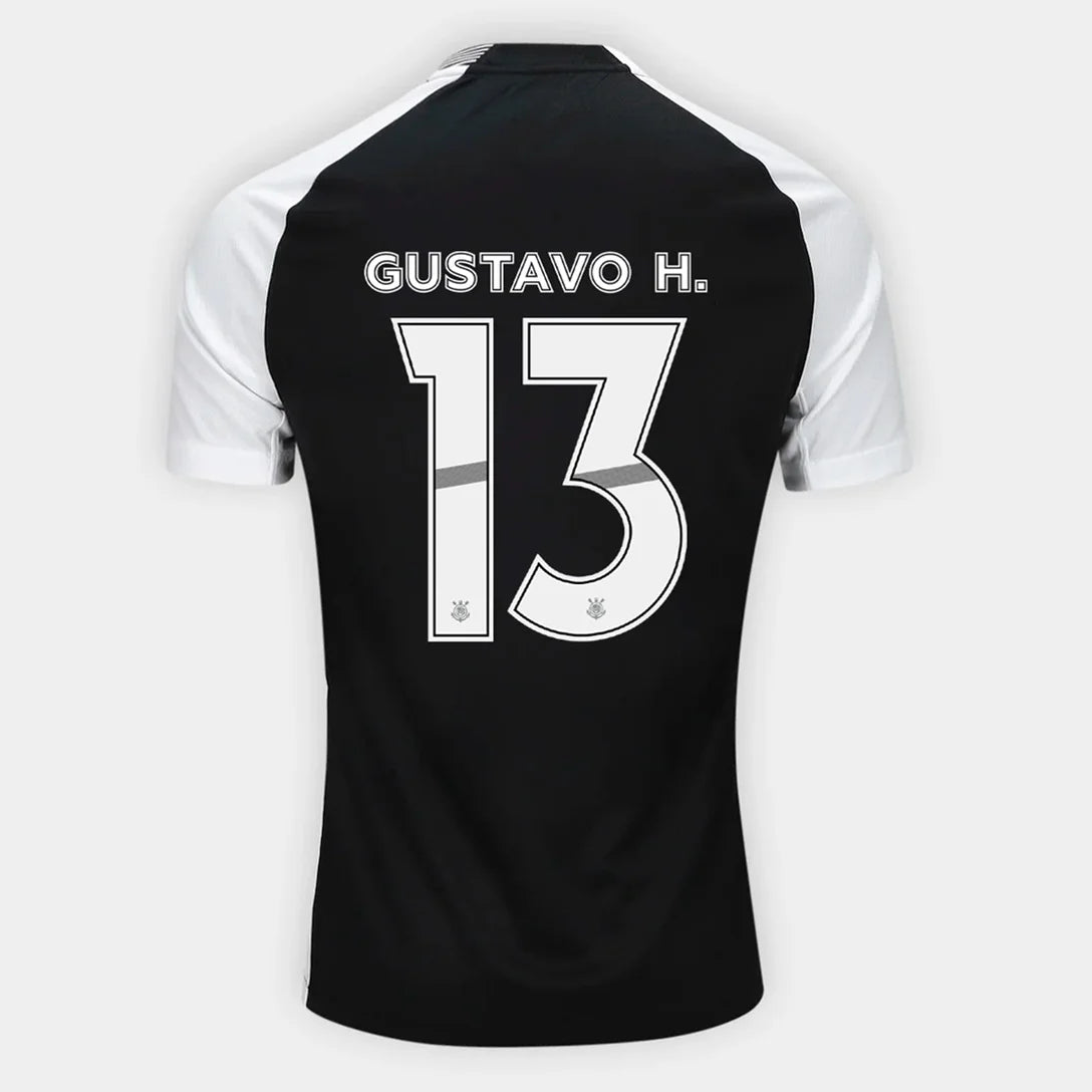 Jersey Corinthians 2025/26 Fan "Gustavo Henrique 13" II Go Jersey