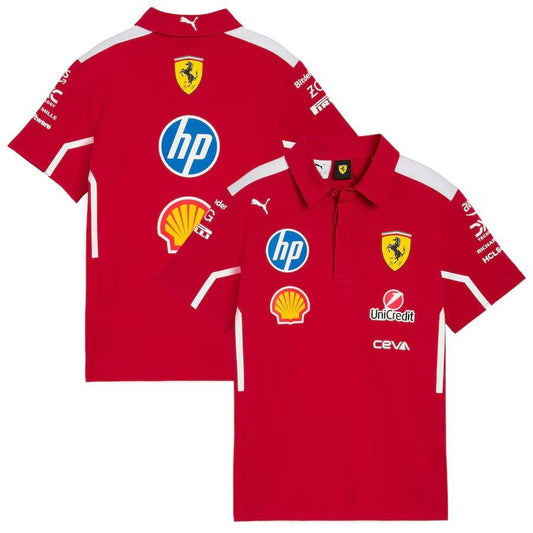 Scuderia Ferrari 2025 Team Polo Formula 1 F1 Formula One