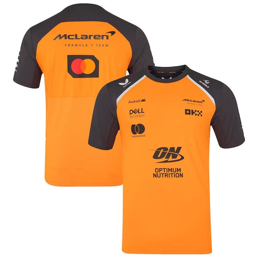 McLaren 2025 Team Set Up T-Shirt Formula 1 F1 Formula One Go Jersey