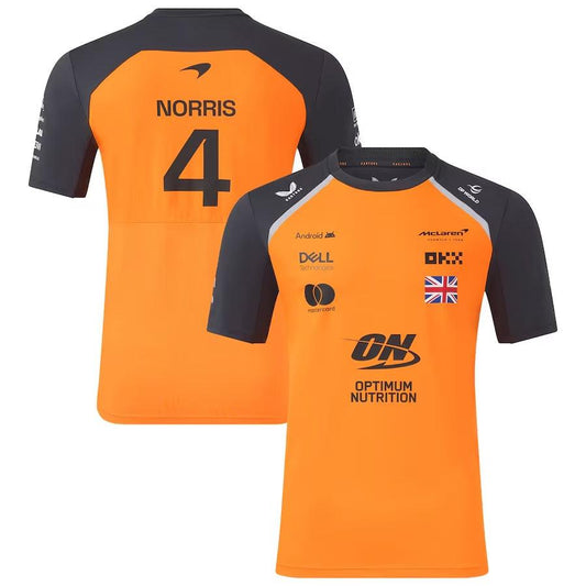 McLaren 2025 Team Lando Norris Set Up T-Shirt Formula 1 F1 Formula One Go Jersey