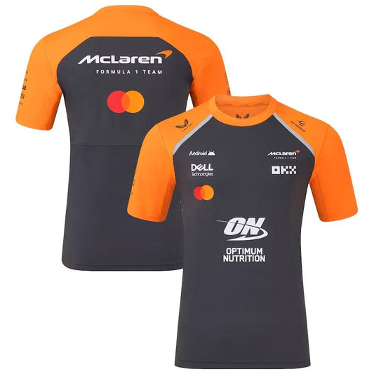 McLaren 2025 Team Set Up T-Shirt Formula 1 F1 Formula One Go Jersey