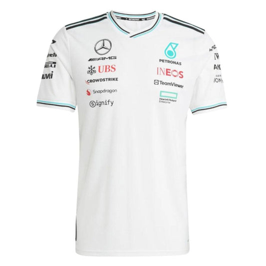 Mercedes AMG Petronas adidas F1 2025 Team Driver T-Shirt Formula 1 F1 Formula One Go Jersey