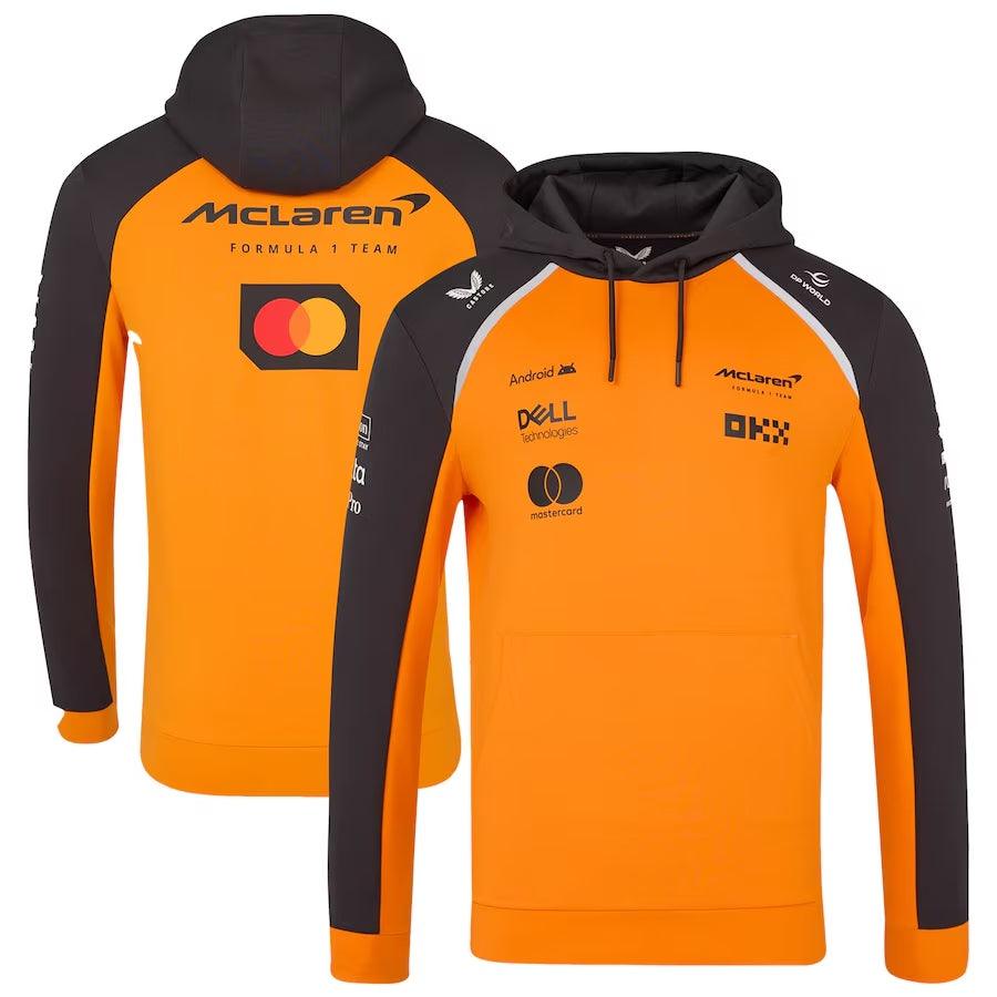 McLaren 2025 Team Hooded Sweat Jacket Formula 1 F1 Formula One Go Jersey