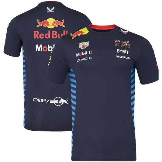 Red Bull Racing 2024 Team Set Up T-Shirt Formula 1 F1 Formula One Go Jersey