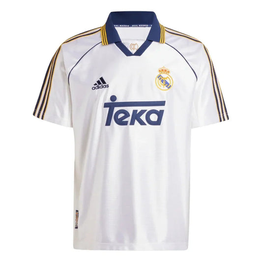 Real Madrid Teka Retro 1999/00 Home Go Jersey