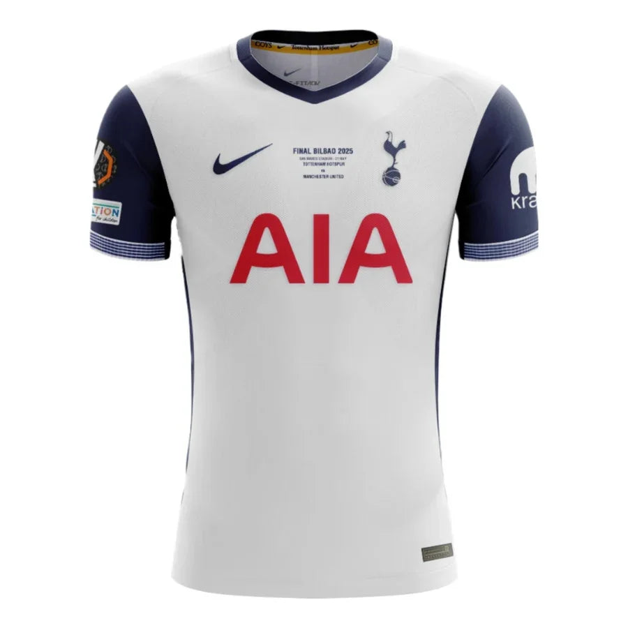 Tottenham Home Fan Jersey 2024/25 Patchs Europa League Go Jersey
