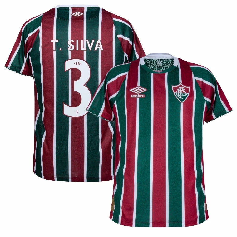 Fluminense Thiago Silva 3 Home Fan Jersey 2025/26 Go Jersey