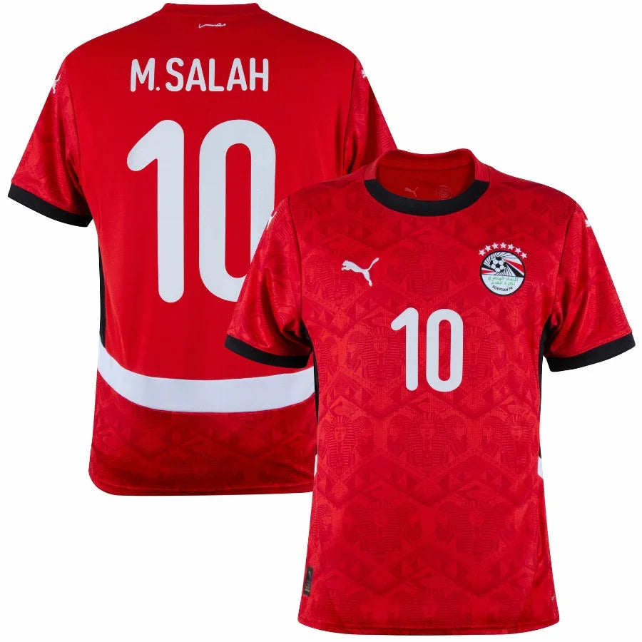 Egypt M.Salah 10 Home Fan Jersey 2025/26 Go Jersey