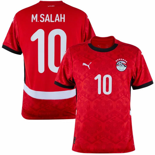 Egypt M.Salah 10 Home Fan Jersey 2025/26 Go Jersey