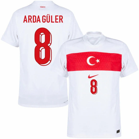 Turkey Arda Güler 8 Home Fan Jersey 2025/26 Go Jersey