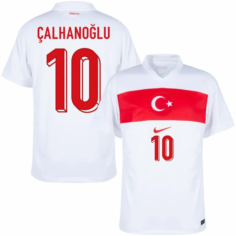 Turkey Çalhanoğlu 10 Home Fan Jersey 2025/26 Go Jersey