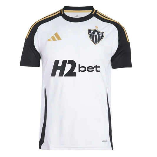 Atlético Mineiro Away Fan Jersey 2025/26 Sponsors H2 bet Go Jersey
