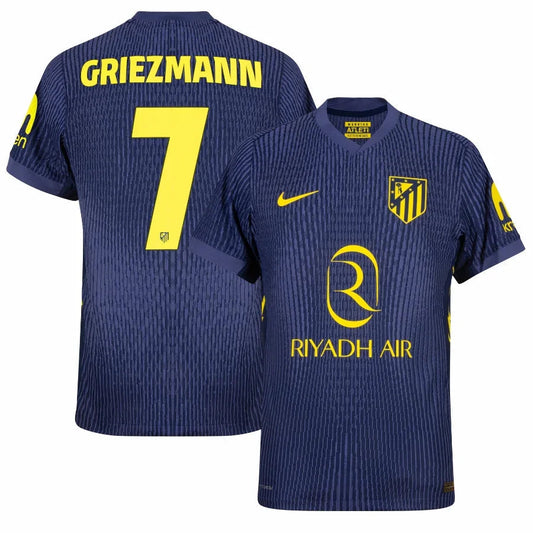 Atlético Madrid Griezmann 7 Away Player Version 2025/26 GoJersey