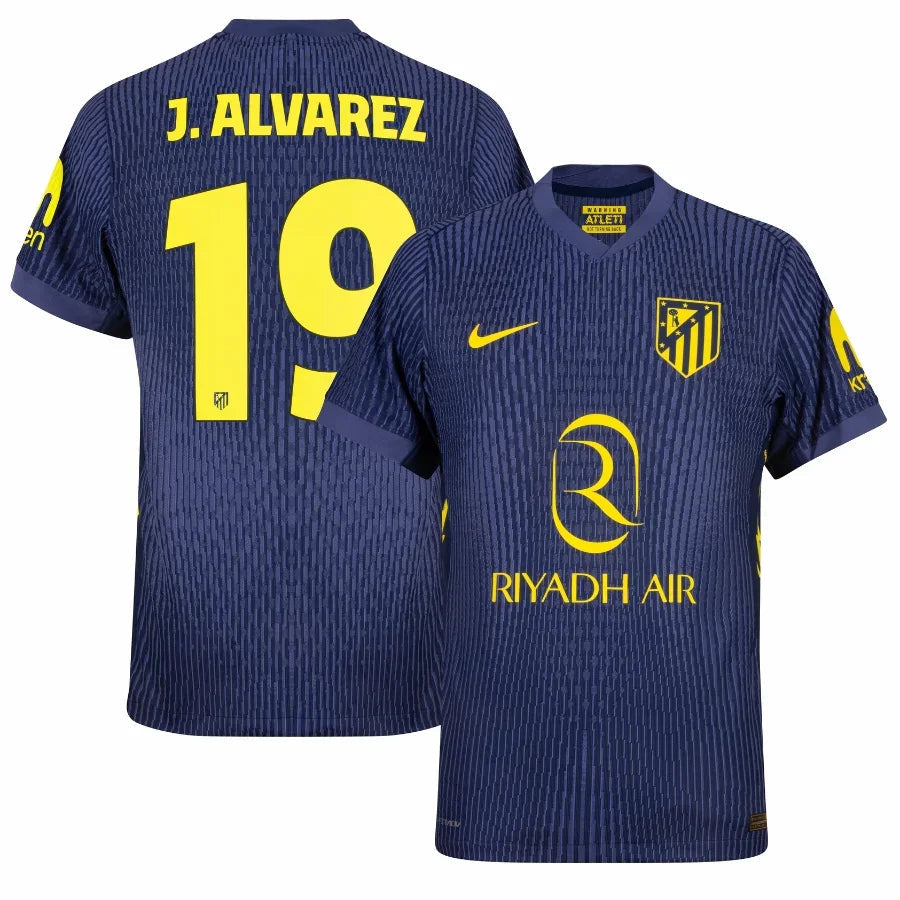 Atlético Madrid Julián Alvarez 19 Away Player Version 2025/26 GoJersey