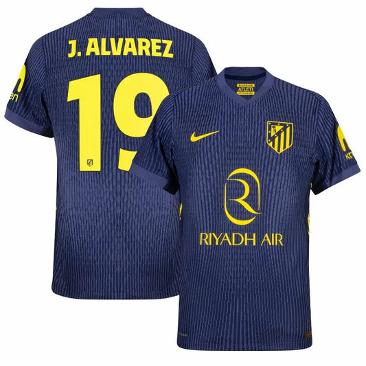 Atlético Madrid Julián Alvarez 19 Away Player Version 2025/26 GoJersey