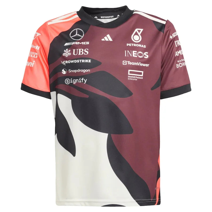 Mercedes AMG Petronas adidas F1 Special Edition Miami GP Team T-Shirt Go Jersey