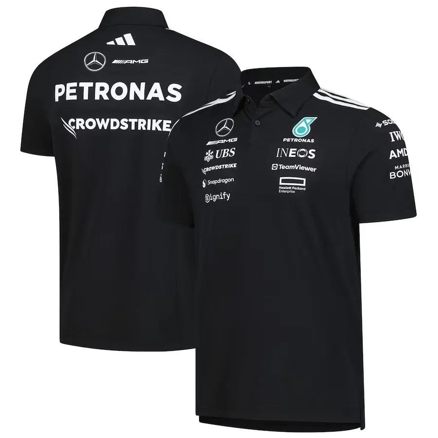 Mercedes-AMG Petronas F1 Team Wear Polo – Black Formula 1 F1 Formula One