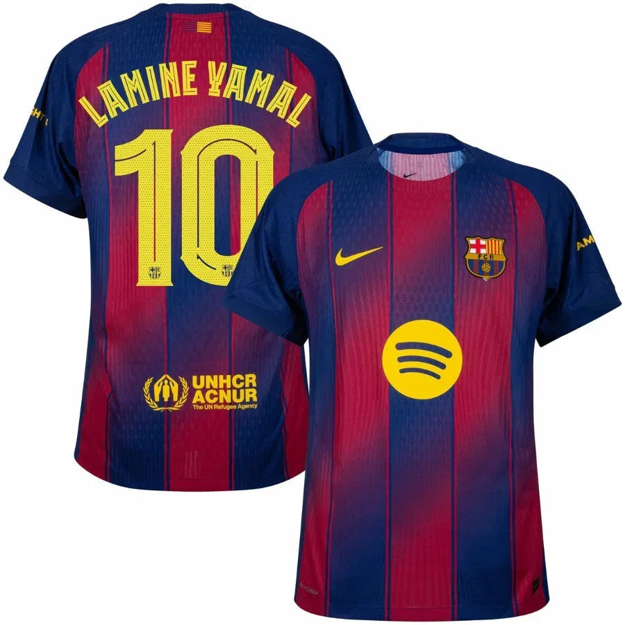 Barcelona Lamine Yamal 10 Home Player Version 2025/26 Dri-Fit ADV Match GoJersey