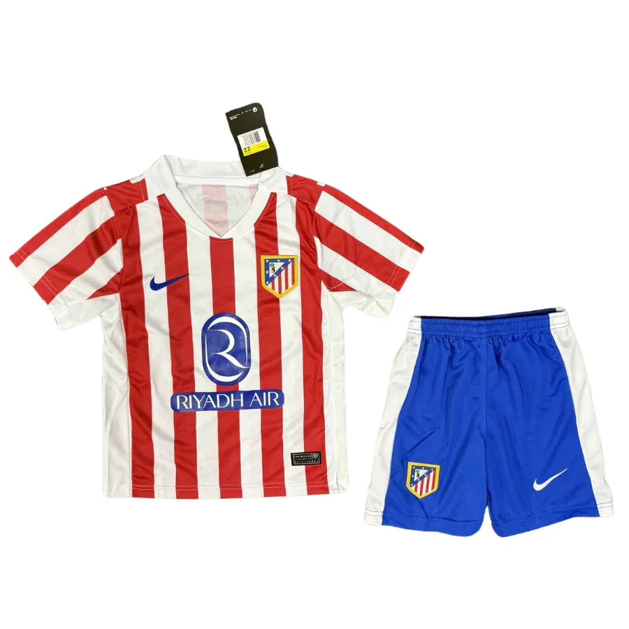 Kids Kit Atletico Madrid Home Fan Jersey 2025/26 Go Jersey
