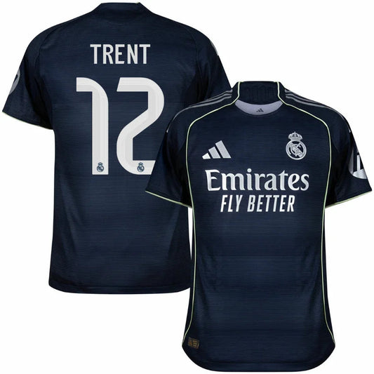 Real Madrid Trent Alexander-Arnold 12 Away Fan Jersey 2025/26 Go Jersey