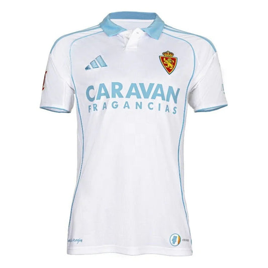 Real Zaragoza Home Fan Jersey 2025/26 Go Jersey