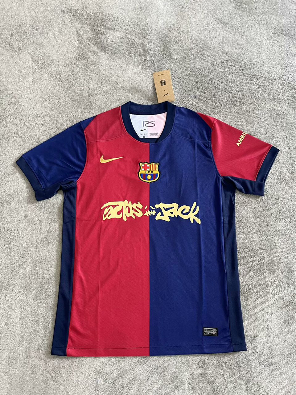 Barcelona Home Jersey X Travis Scott Go Jersey